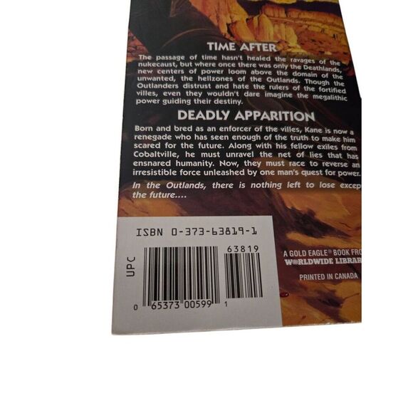 Outlanders doomstar relic by James Axler - gold eagle books - isbn 0373638191 - Picture 3 of 5